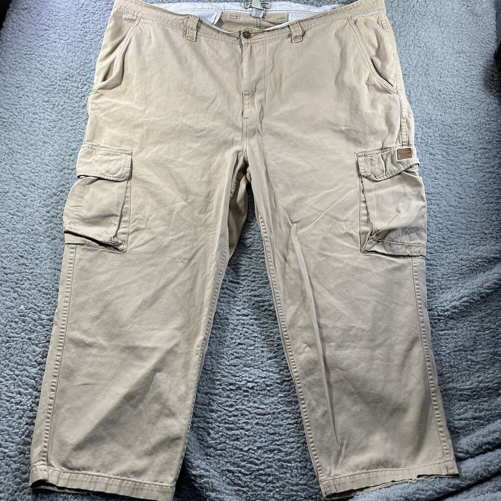 Vintage Polo Jeans Co Ralph Lauren Khaki Cargo Pants Mens 50x29 Utility Military